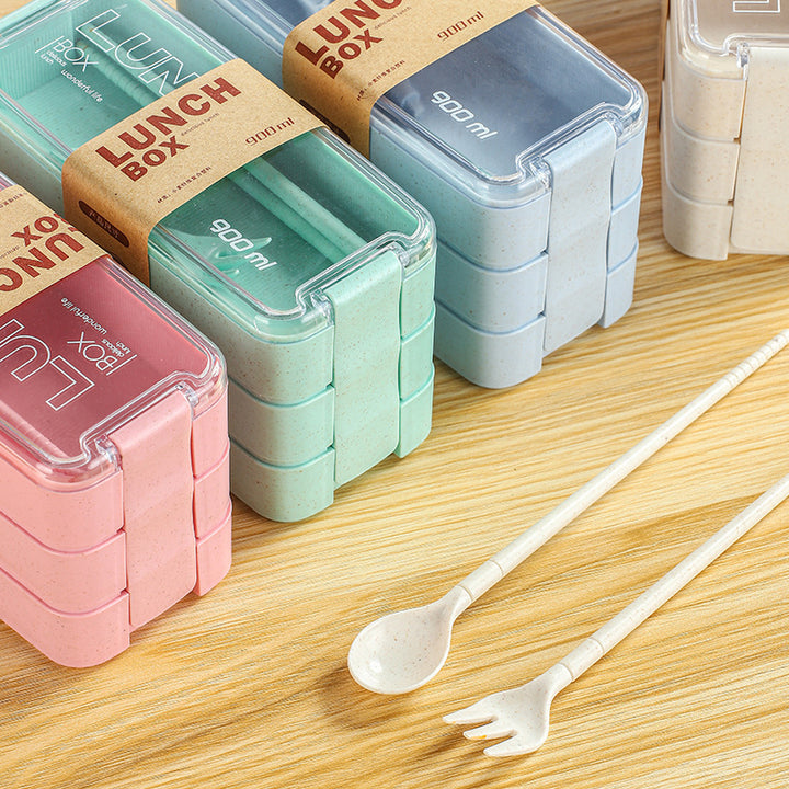 Eco-Friendly Multi-Layer Lunch Box