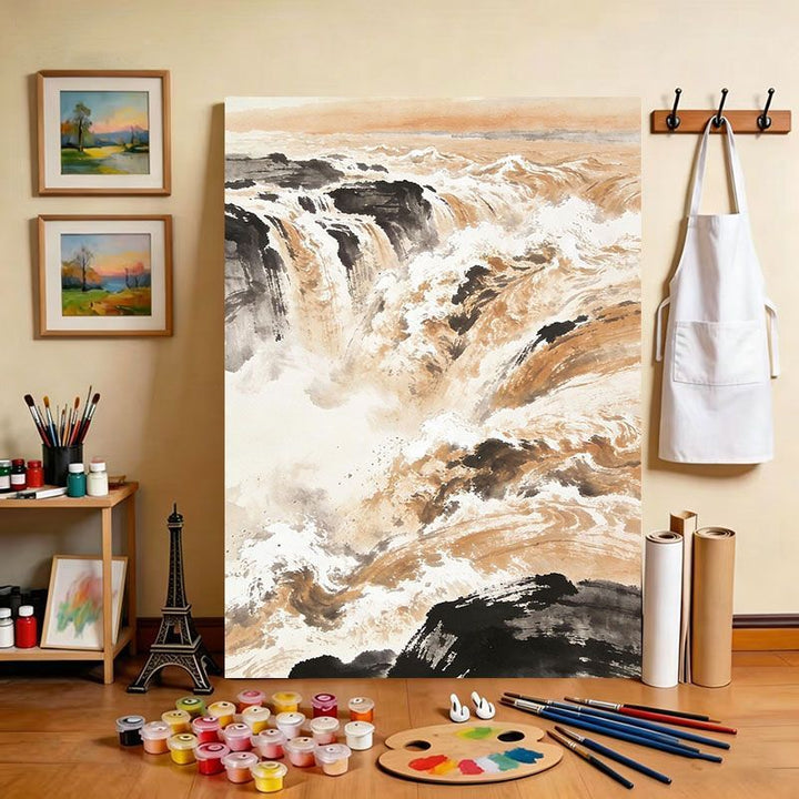 Scenic River Canvas Art Print Stornfield
