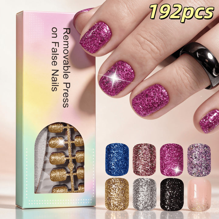 Sparkling Press-On Nail Set Stornfield