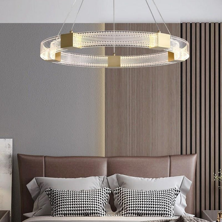 Modern Elegant Circular Pendant Light