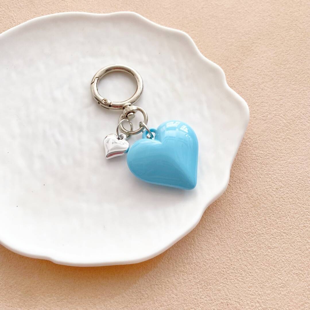 Heart-Shaped Charm Keychain Stornfield