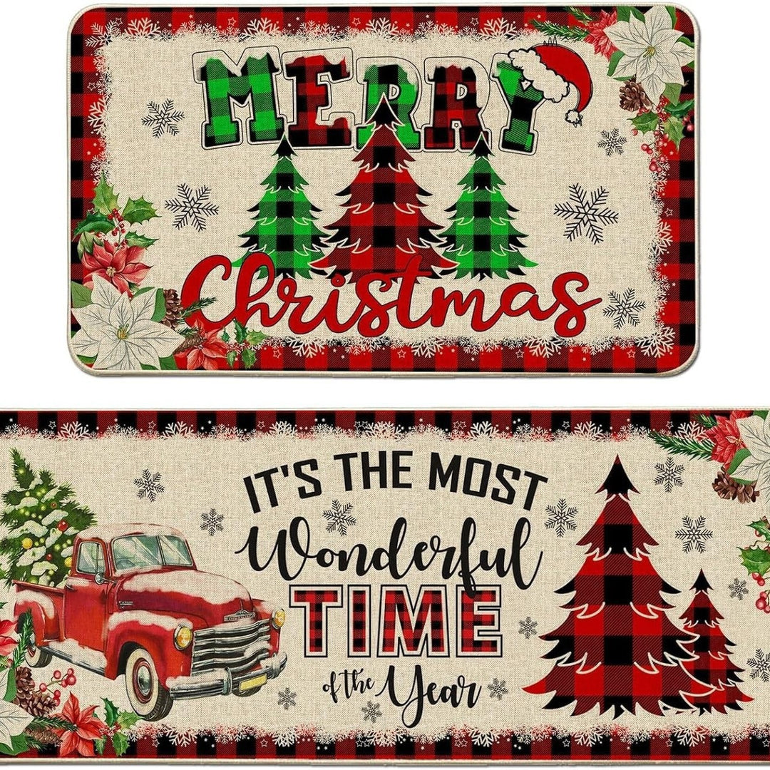 Festive Welcome Door Mat Stornfield