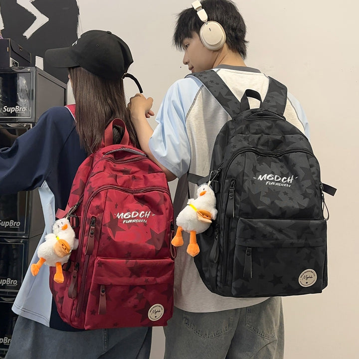 Stylish Star-Patterned Casual Backpack Stornfield 1791205930