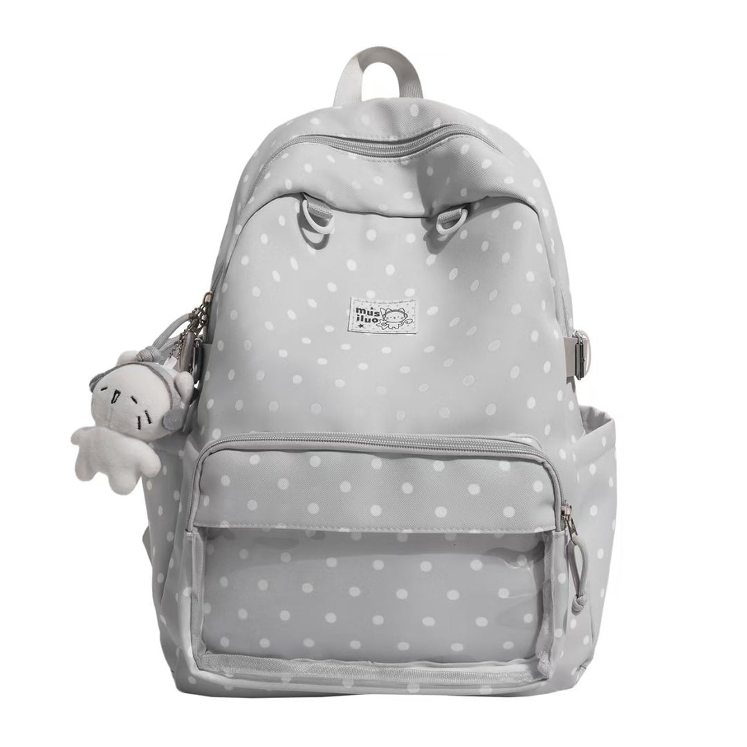 Polka Dot Embroidered Backpack Stornfield
