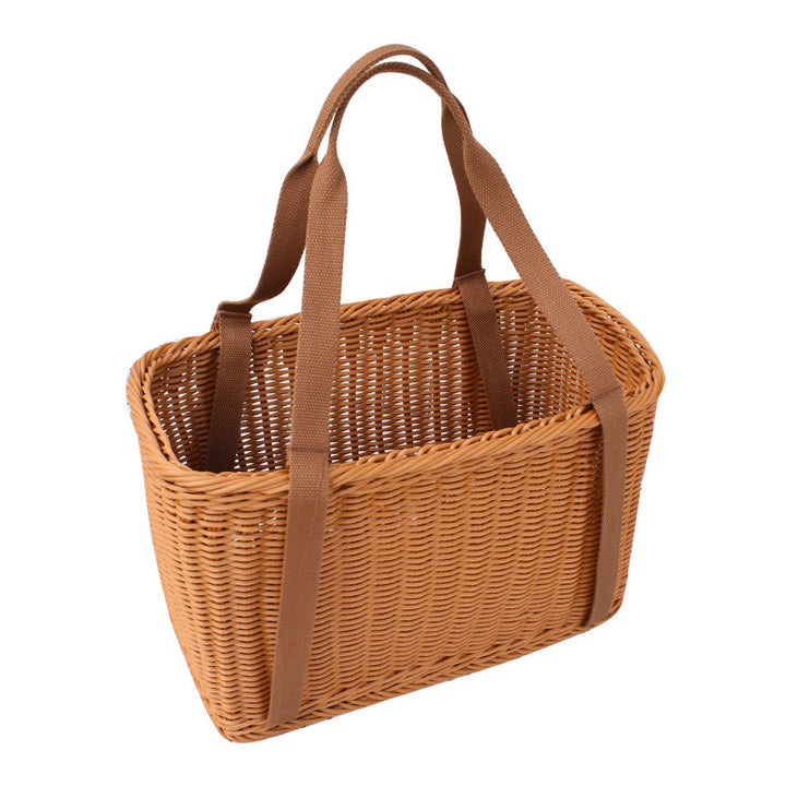 Stylish Woven Market Tote Stornfield