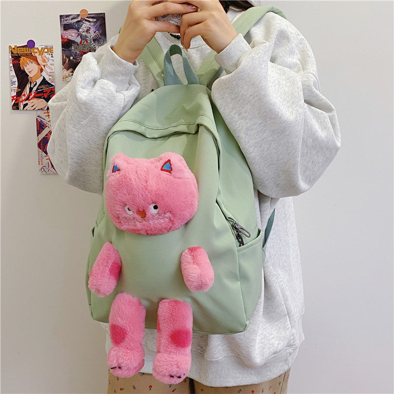 Plush Cartoon Animal Backpack
