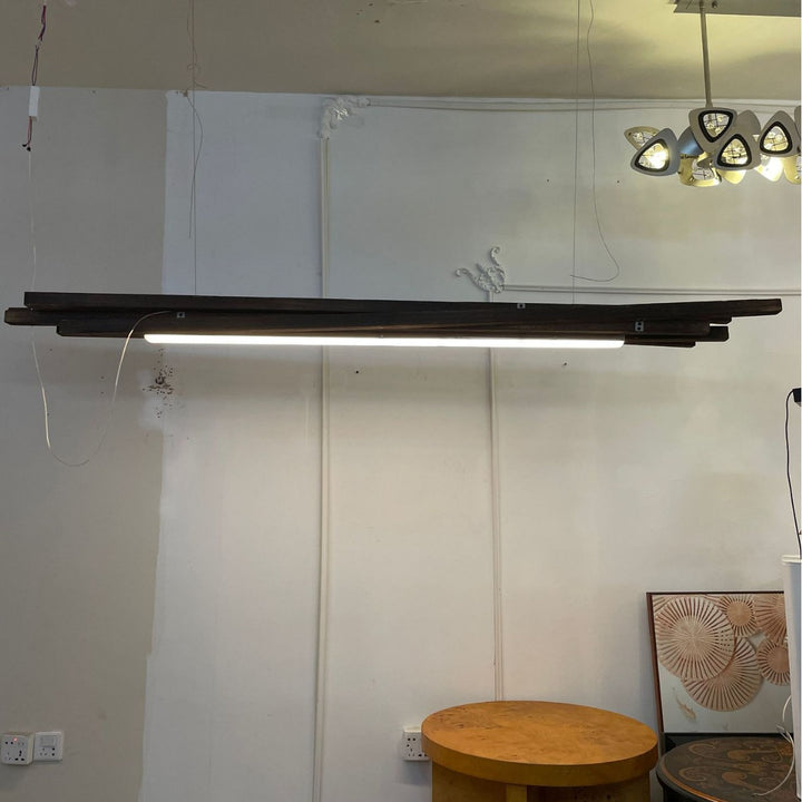 Modern Floating Wooden LED Pendant Light