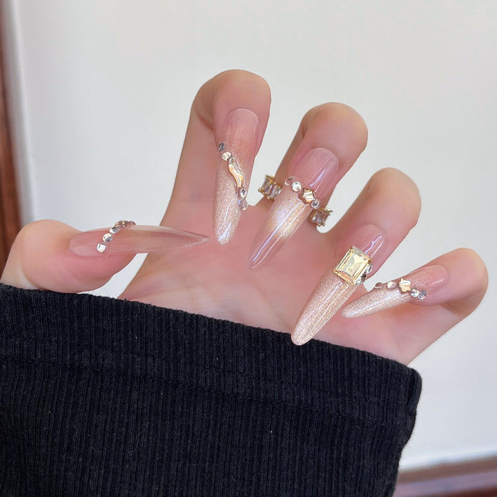 Glamorous Stiletto Press-On Nail Extensions Stornfield
