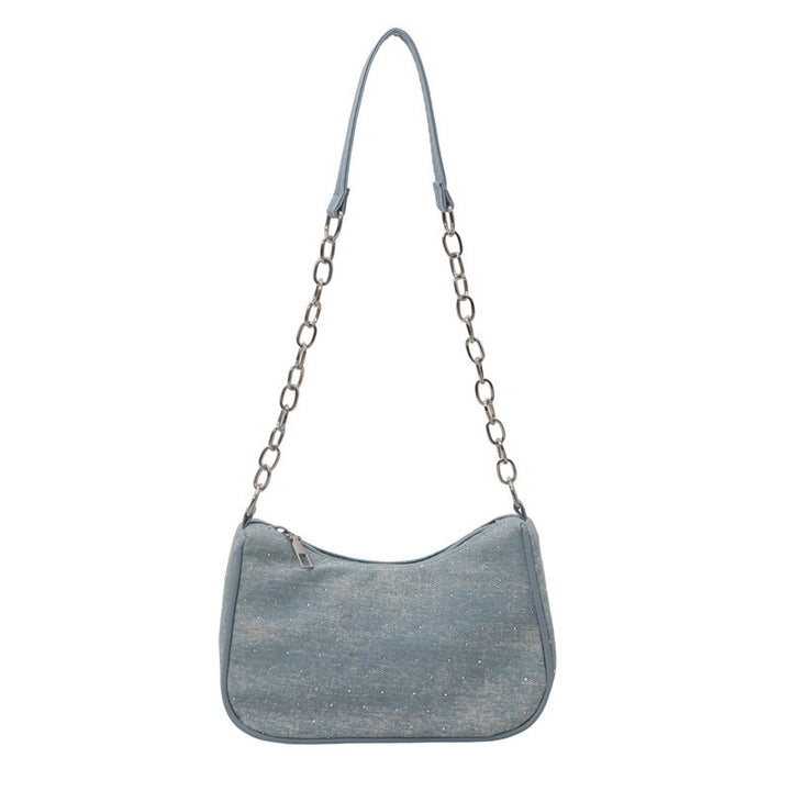 Vintage-Inspired Denim Hobo Bag Stornfield