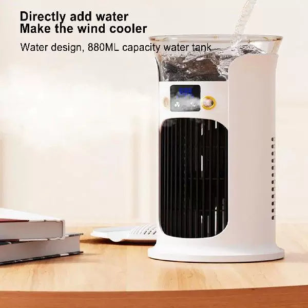 Unisex one size compact portable oscillating tower fan with digital display adjustable airflow and USB charging Stornfield
