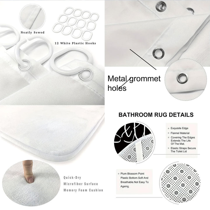 Bathroom Rules Digital Bathroom Décor Set Stornfield