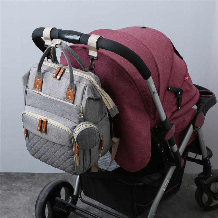 Multi-Functional Quilted Diaper Backpack Stornfield