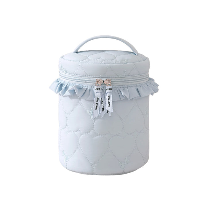 Quilted Makeup Storage Canister Stornfield