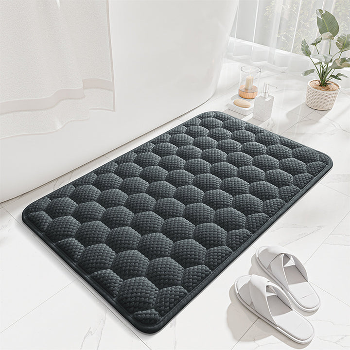 Honeycomb Textured Bath Mat