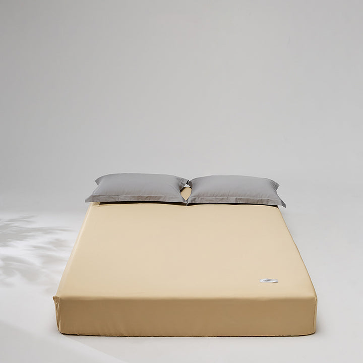 Cooling Breathable Fitted Sheet and Pillowcase Set with Deep Pocket Microfiber