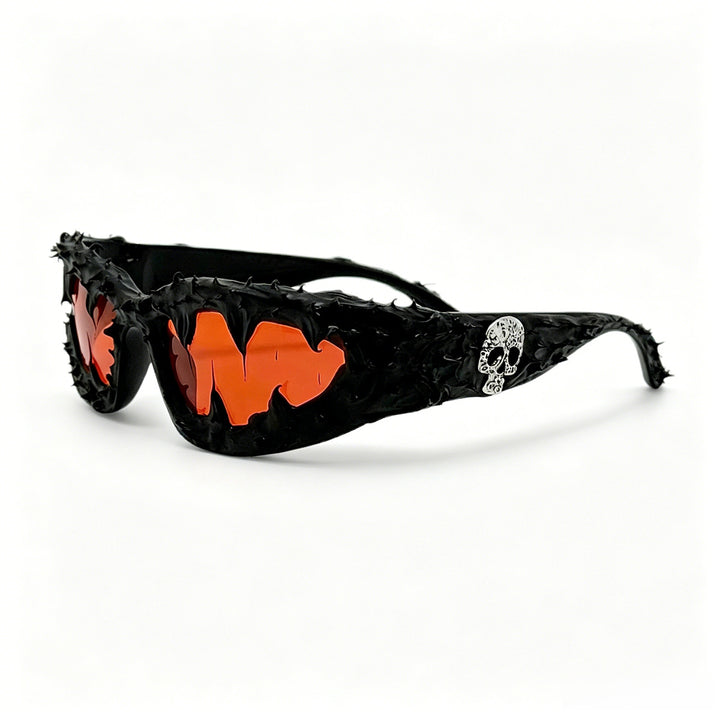Ladies creative fashion sunglasses with unique spikes and skull design Stornfield