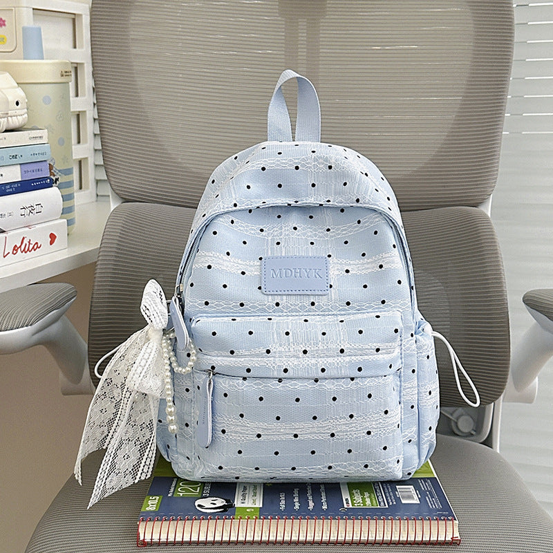 Compact Polka Dot Backpack Stornfield