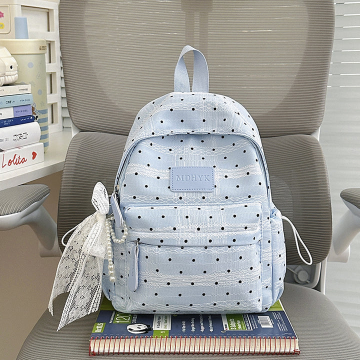 Compact Polka Dot Backpack Stornfield