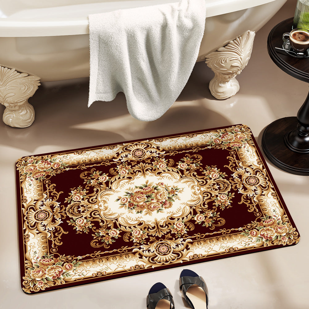 Luxurious Vintage-Inspired Bath Mat Stornfield