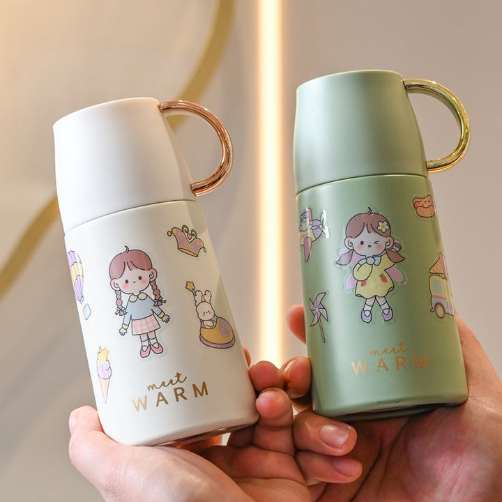Ladies Insulated Carafe with Colorful Motif Design Stornfield