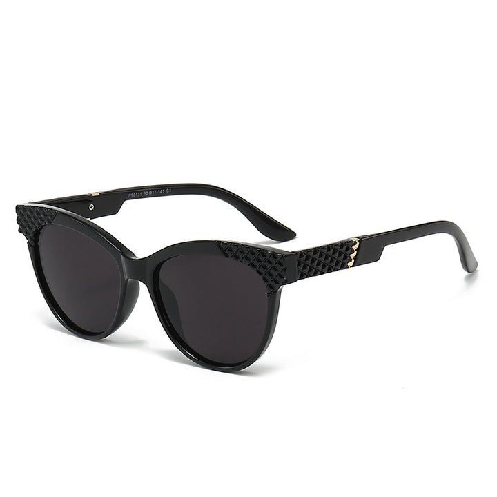 Women's Cat-Eye Sunglasses with Structured Frame and UV Protection Stornfield