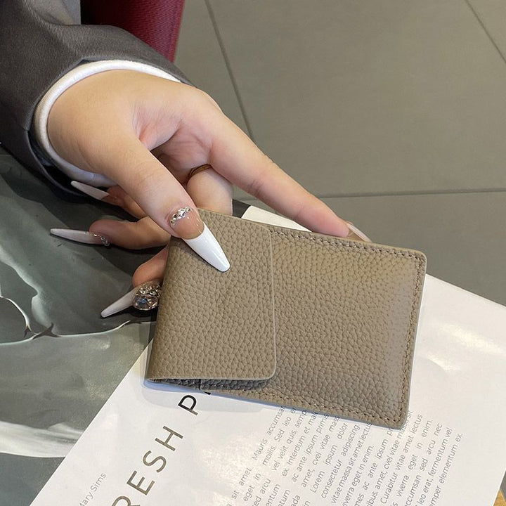 Premium Textured Leather Card Holder Stornfield