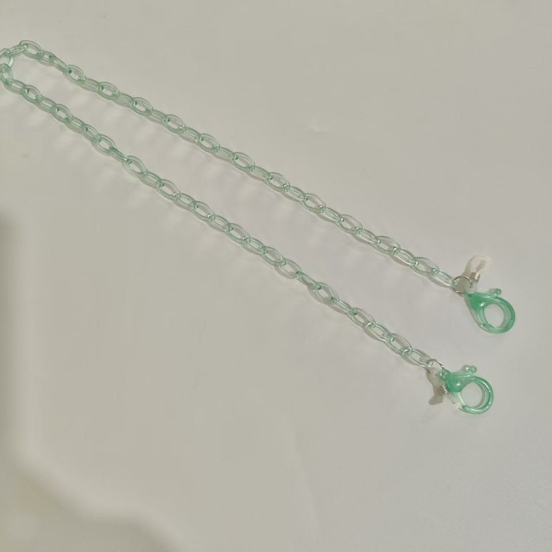 Handmade Glasses Holder Chain Made of Transparent Material Stornfield