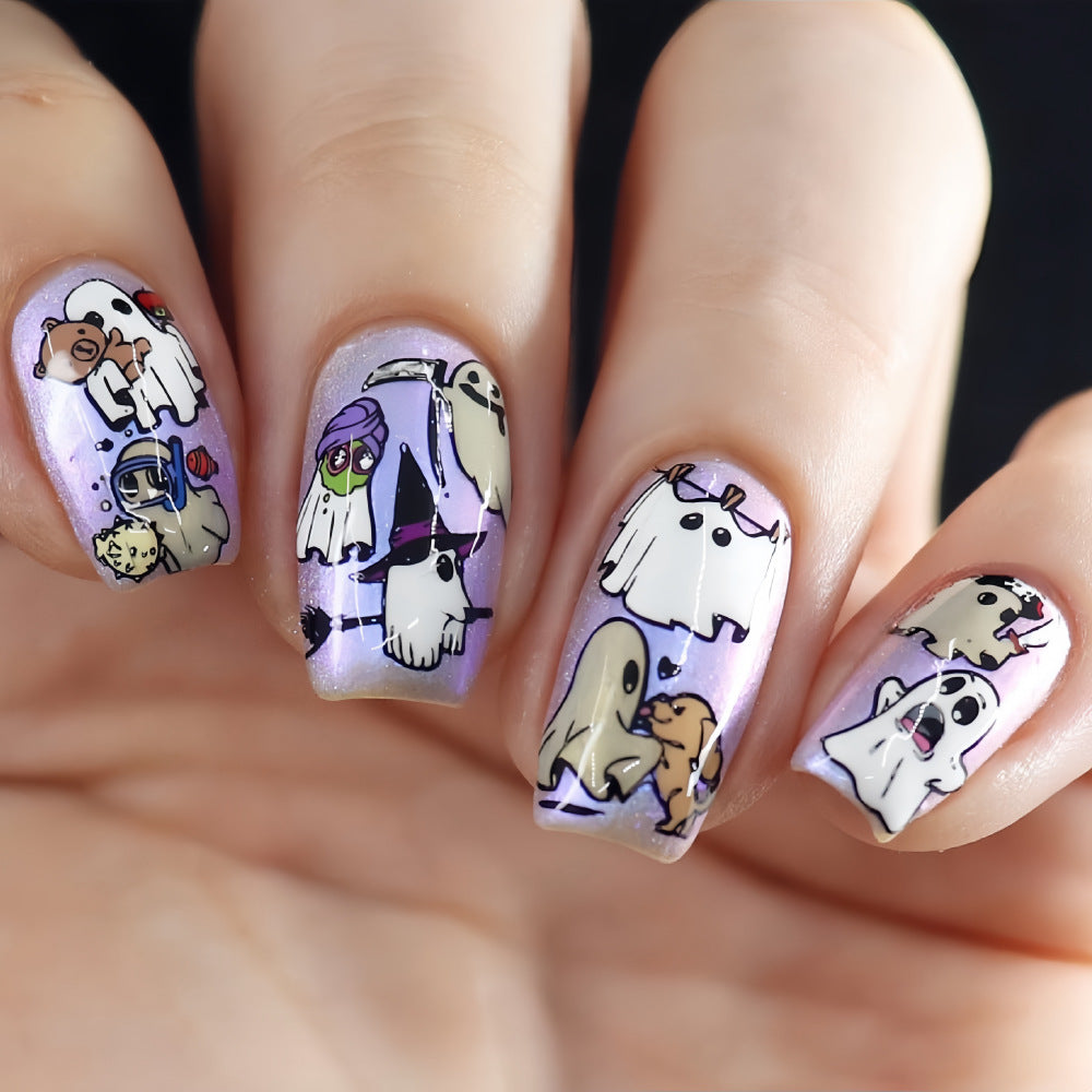 Creative Nail Set with Cartoon Designs Stornfield