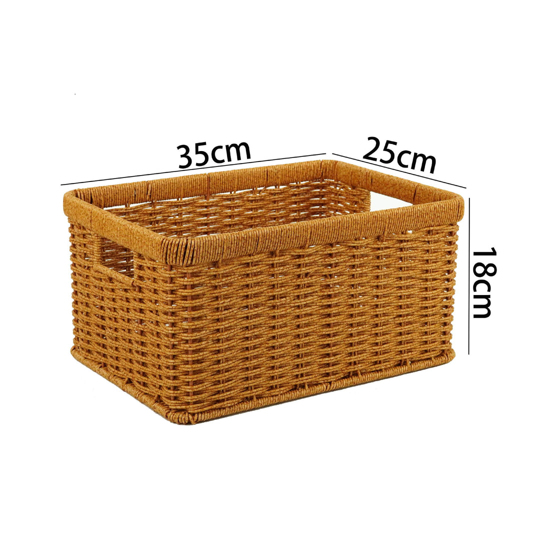 Handcrafted Natural Wicker Storage Basket Stornfield