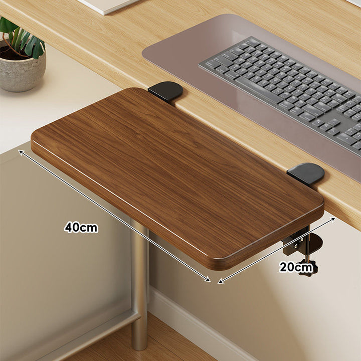 Extra-Wide Low-Profile Under-Desk Slide-Out Keyboard and Mouse Platform