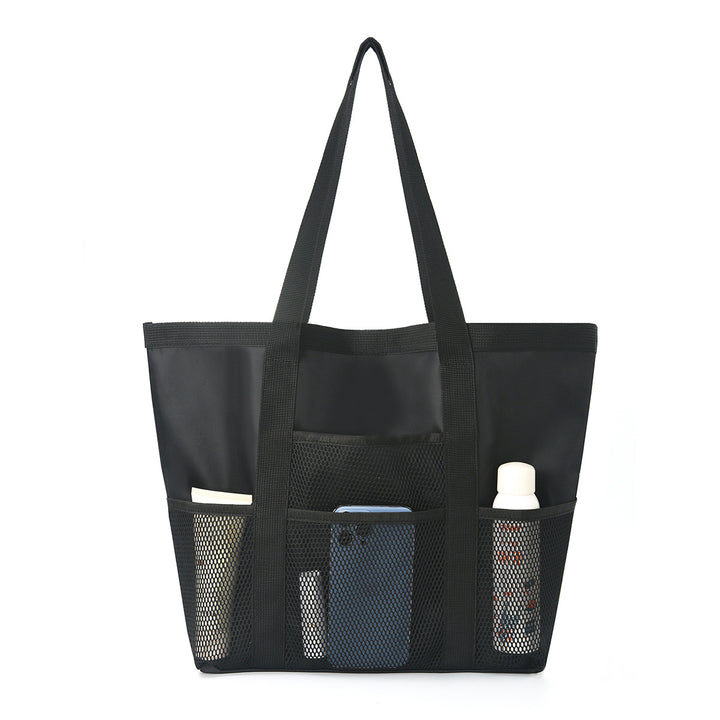 Padded shopping bag with side mesh pockets Stornfield