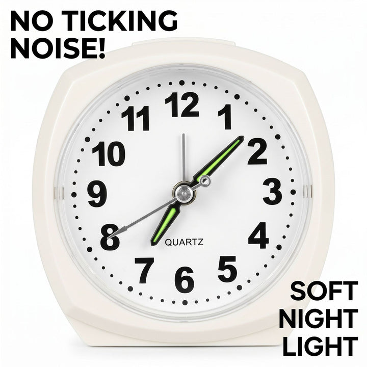 Analog alarm clock with night light and snooze function Stornfield