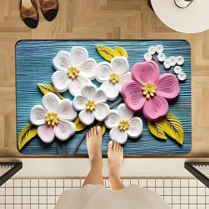 Floral Pattern Mat