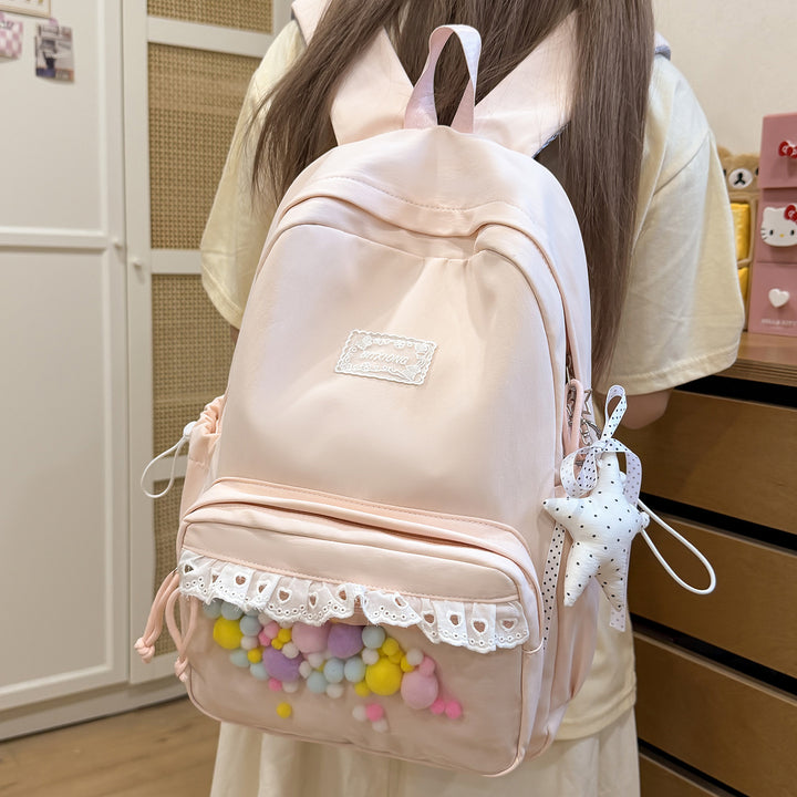 Stylish Ruffled Backpack Stornfield