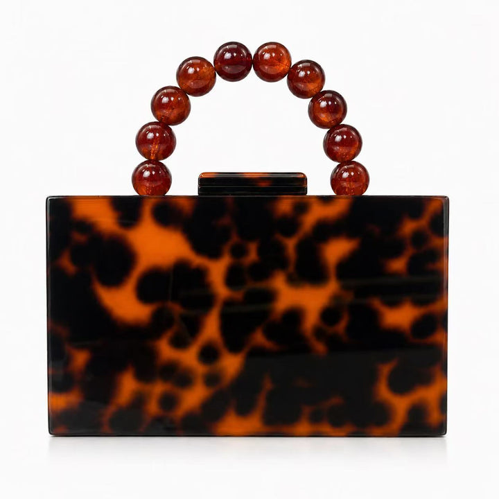 Elegant Acrylic Structured Handbag