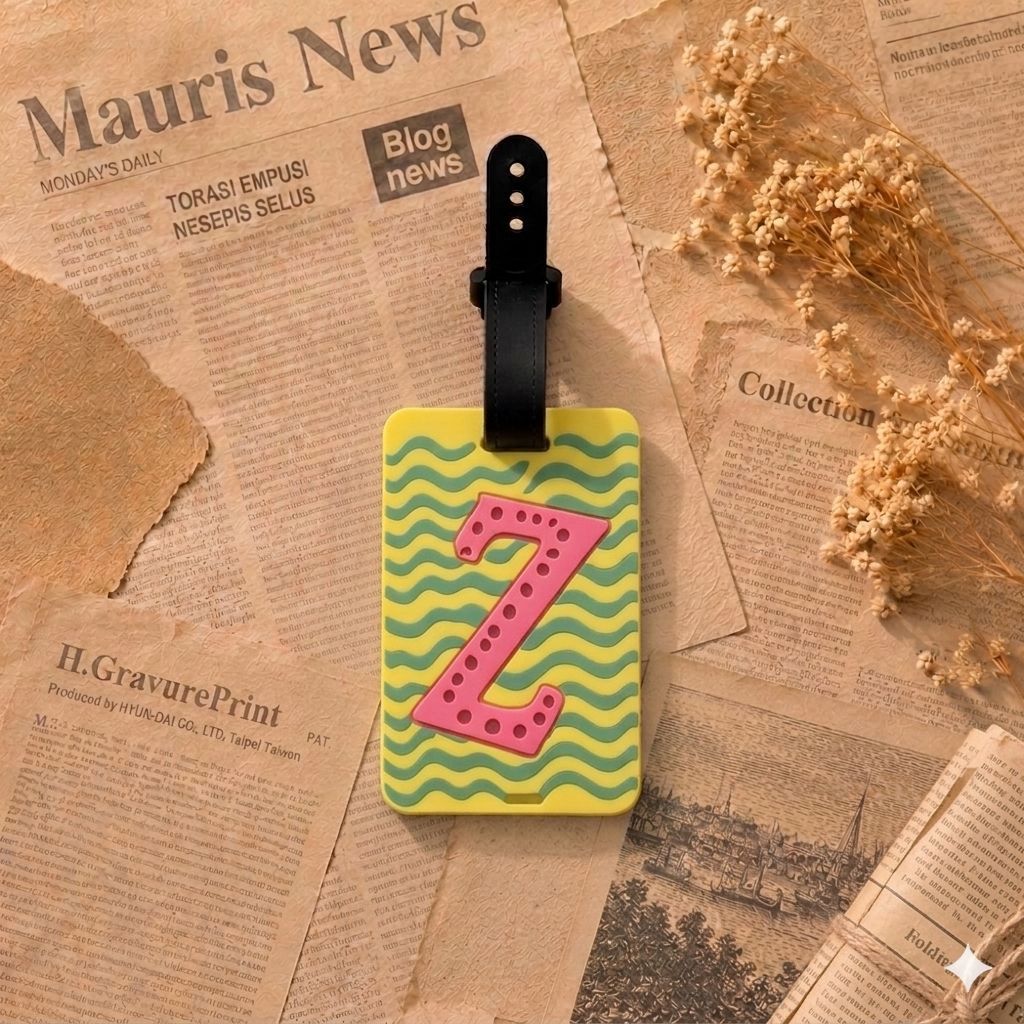 Playful Alphabet Luggage Tag Stornfield