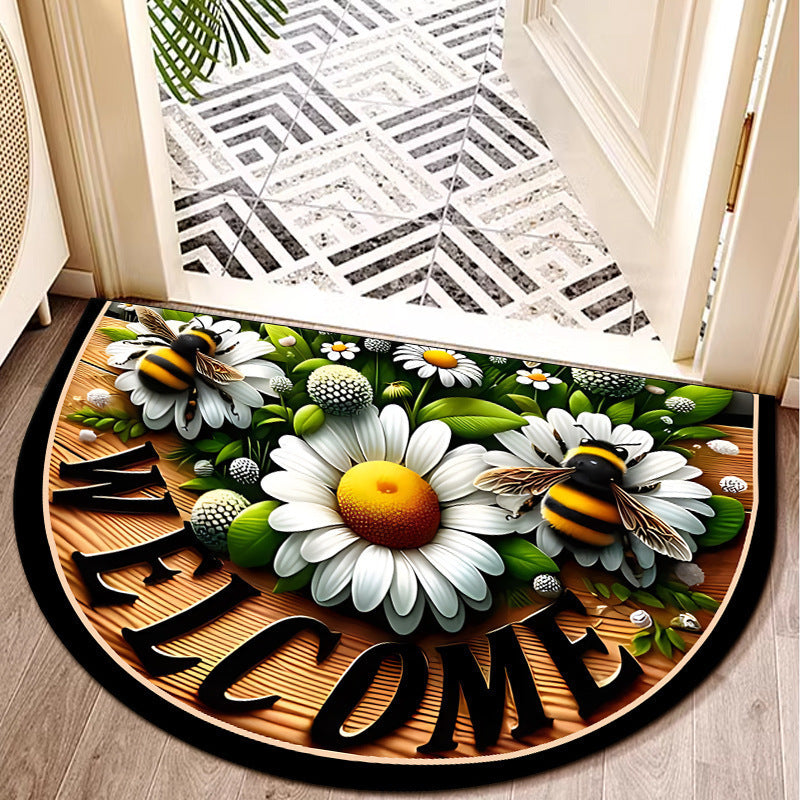 Dragonfly-Themed Decorative Bath Mat