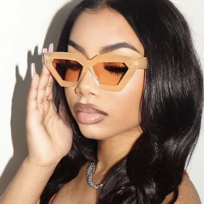 Ladies eye-catching sunglasses in unique hexagon design Stornfield
