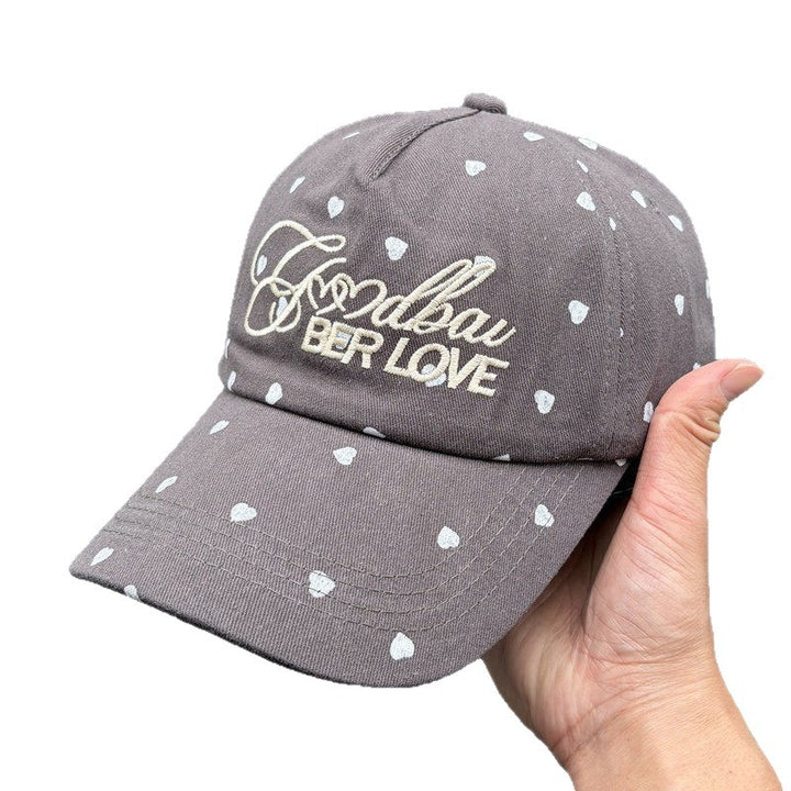 Women's Playful Heart-Patterned Adjustable Cap Stornfield