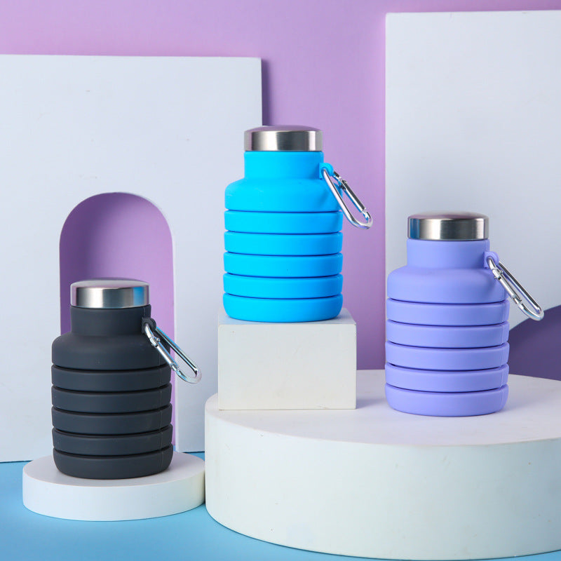 Women collapsible silicone drinking bottle Stornfield
