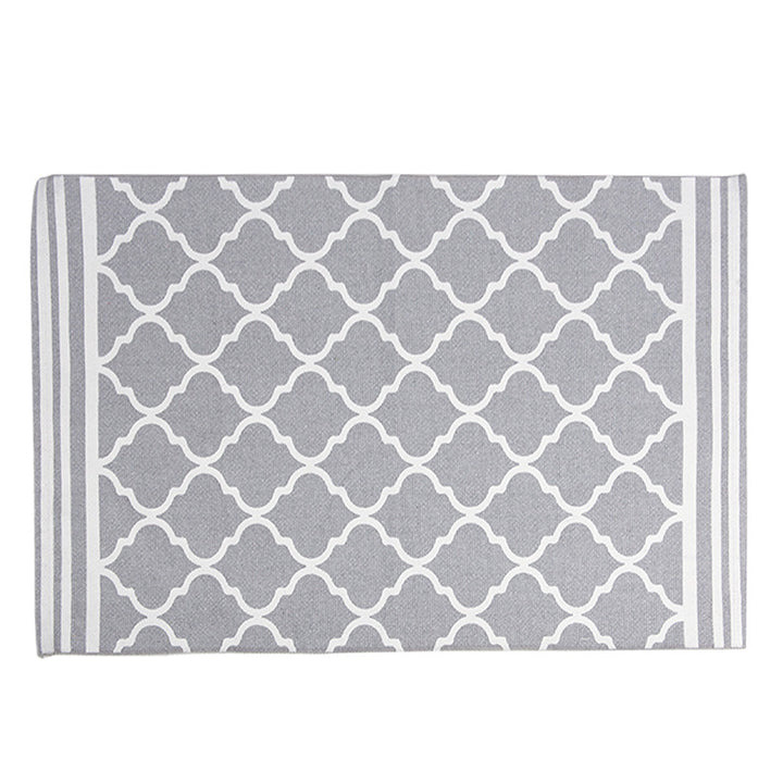 Living and entrance area mat with diamond pattern Stornfield