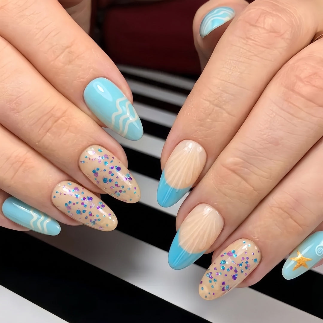 Creative artificial nails in maritime design Stornfield