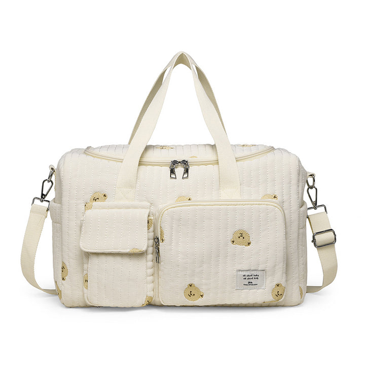 Multi-Pocket Quilted Travel Duffel Bag Stornfield