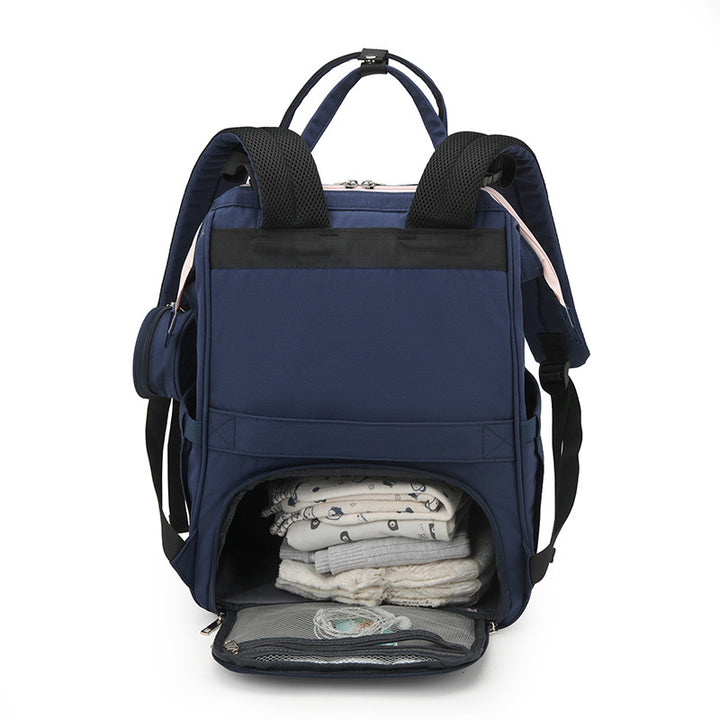 Multi-Functional Quilted Diaper and Travel Backpack Stornfield