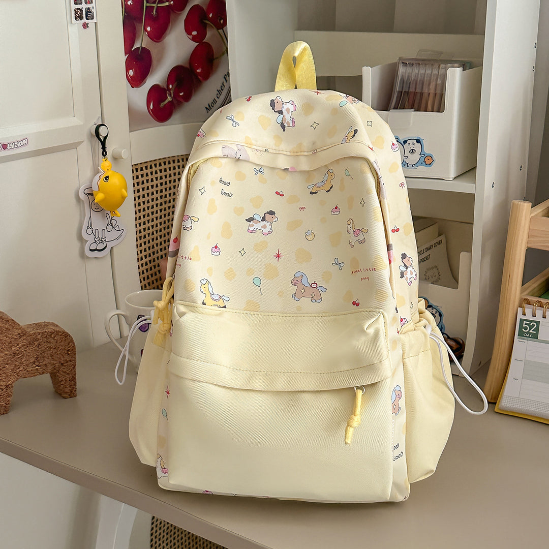 Cute Character Print Backpack Stornfield 1791205506