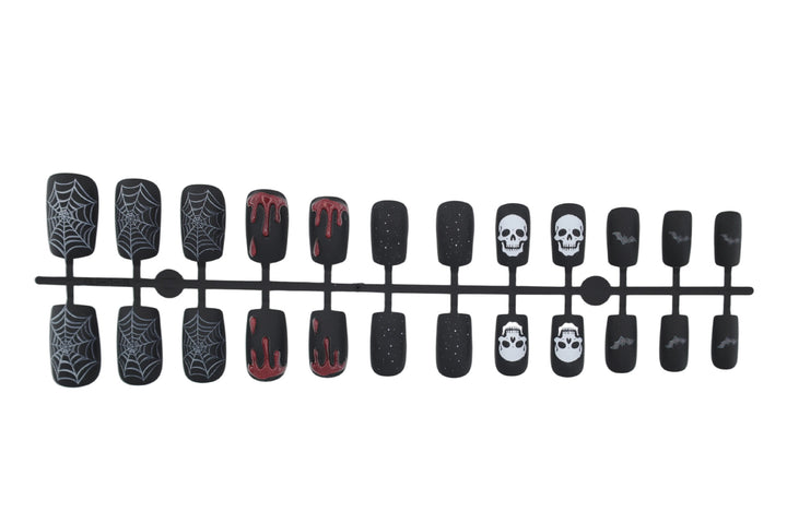 Halloween Artificial Nail Set with Creepy Designs Stornfield
