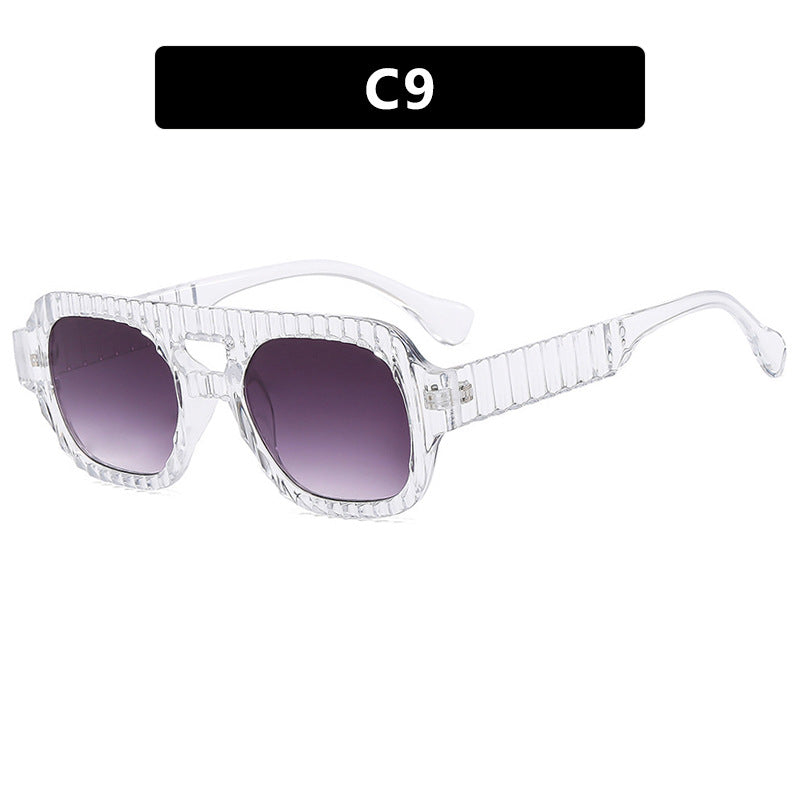 Women's geometric sunglasses with sophisticated structural design Stornfield