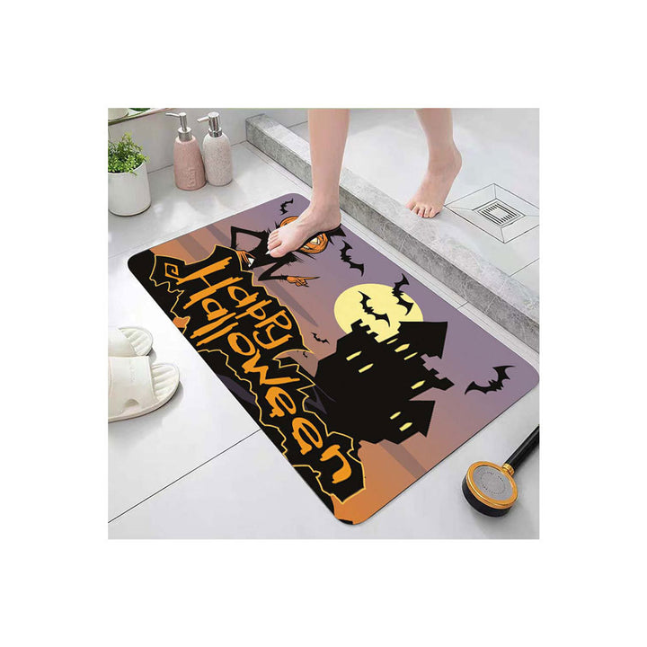 Halloween Theme Decorative Bath Mat