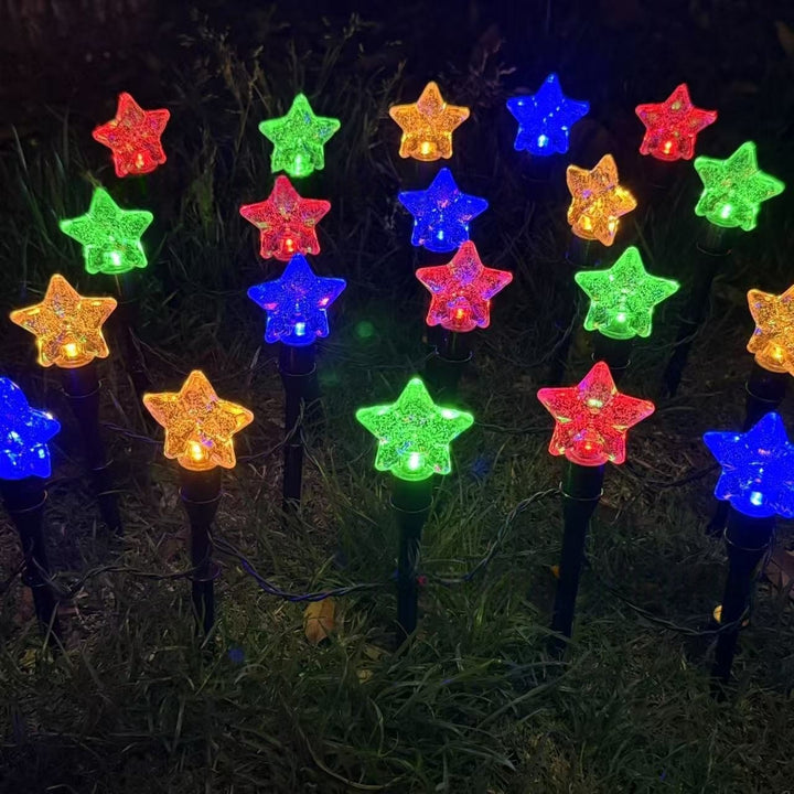 Crescent Moon Solar Garden Stake Lights Stornfield