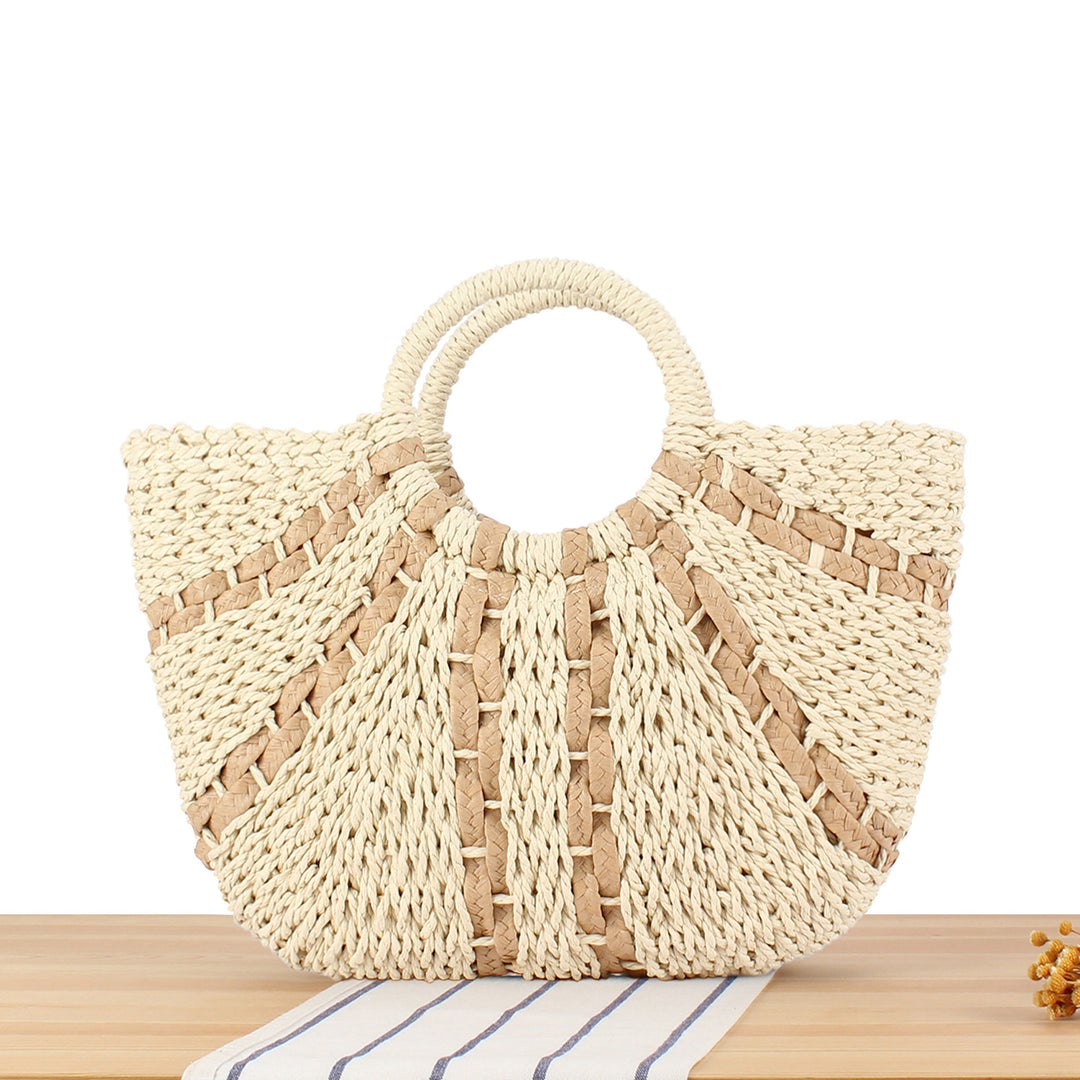 Tote bag with handcrafted weave Stornfield